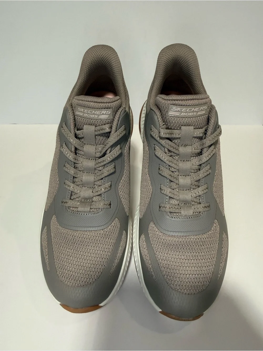 Skechers Women’s Taupe and Gum Lightweight Sneakers